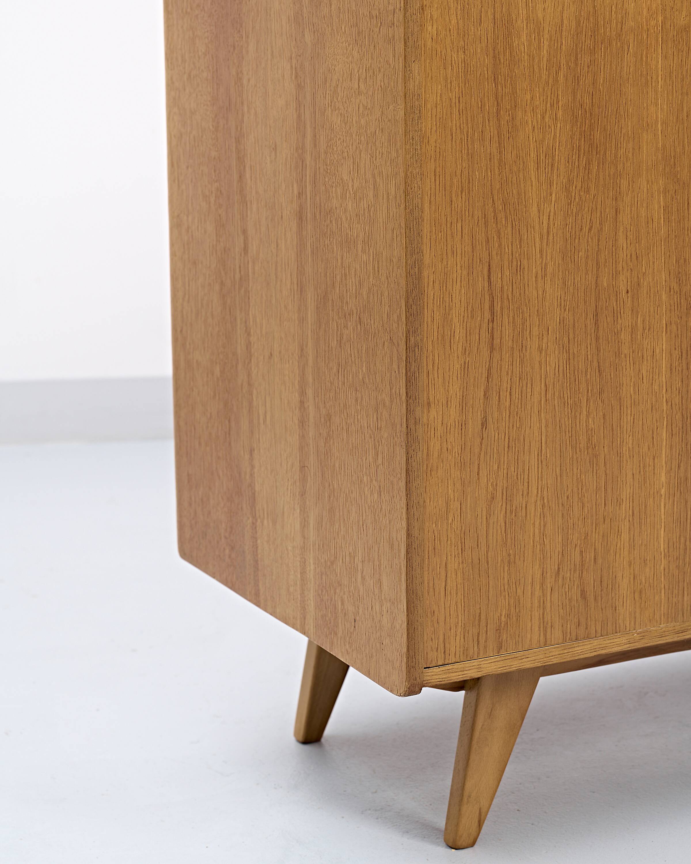 Model U-460 Sideboard in Oak by Jiří Jiroutek for Interier Praha, 1965