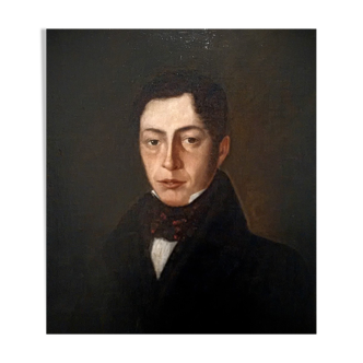 Portrait à l'huile d'homme