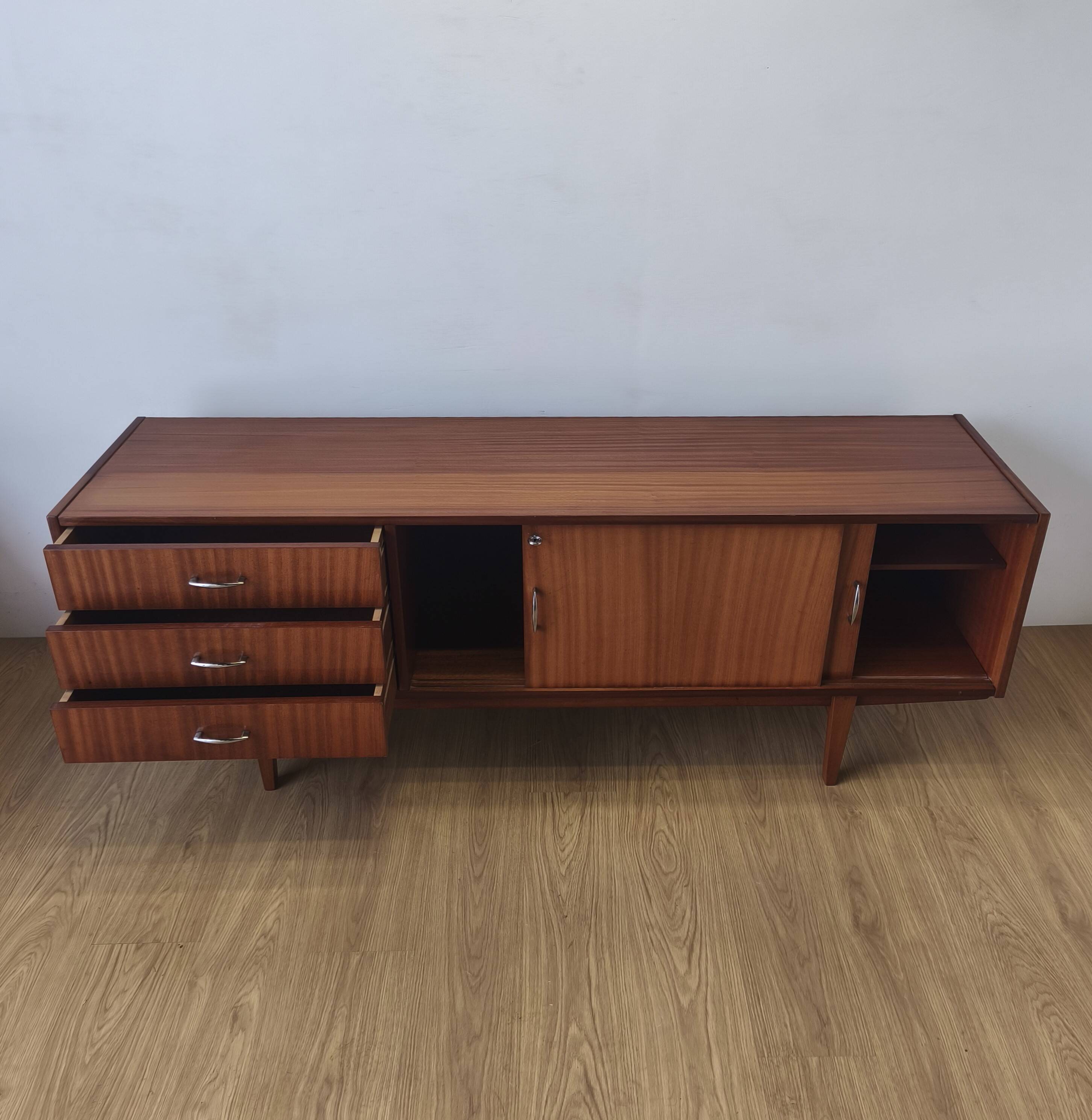 Modernist long sideboard from the 1970s.