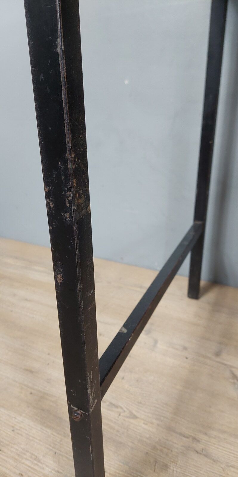 Vintage wood and iron desk