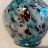 Superb old maroneen glass pate vase from the clichy crystal works