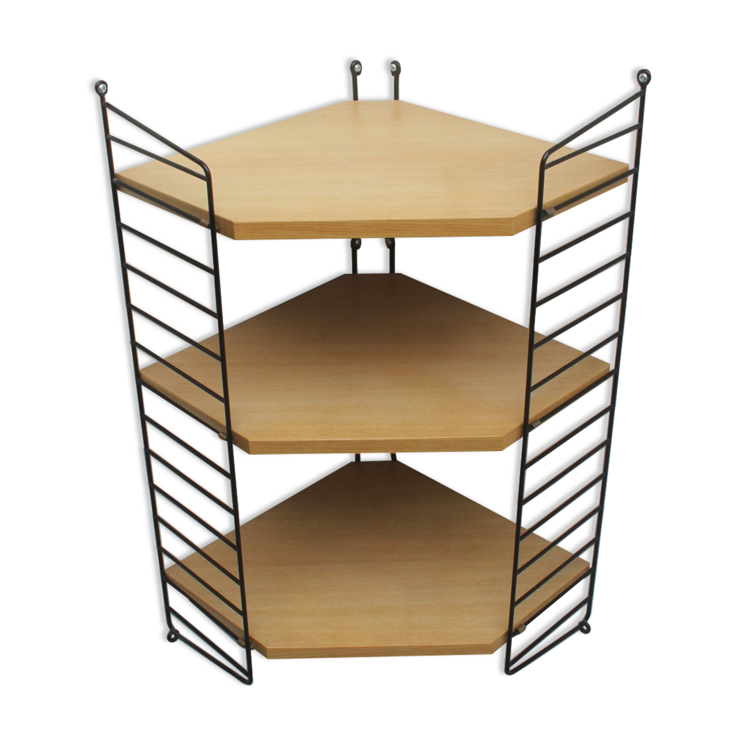 1960s corner wall unit in ash , Nisse Strinning Sweden