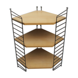 1960s corner wall unit in ash , Nisse Strinning Sweden