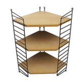 1960s corner wall unit in ash , Nisse Strinning Sweden