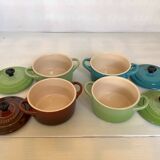 Four mini cocotte ramekins Le Creuset