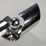 Pair of chrome wall lamps 70s