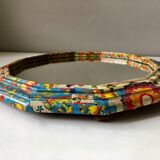 Vintage floral paper mirror