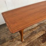 Scandinavian teak coffee table 1960 Denmark