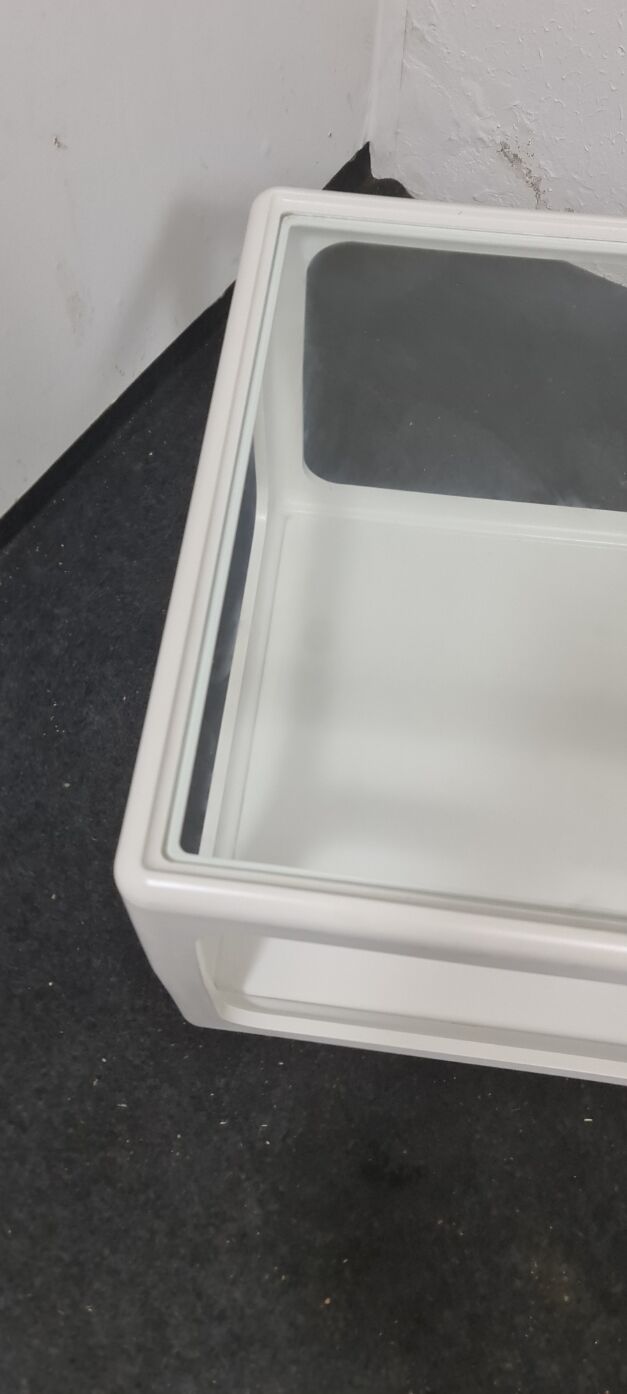 Vintage spaceage coffee table by Peter Ghyczy for Horn Collection