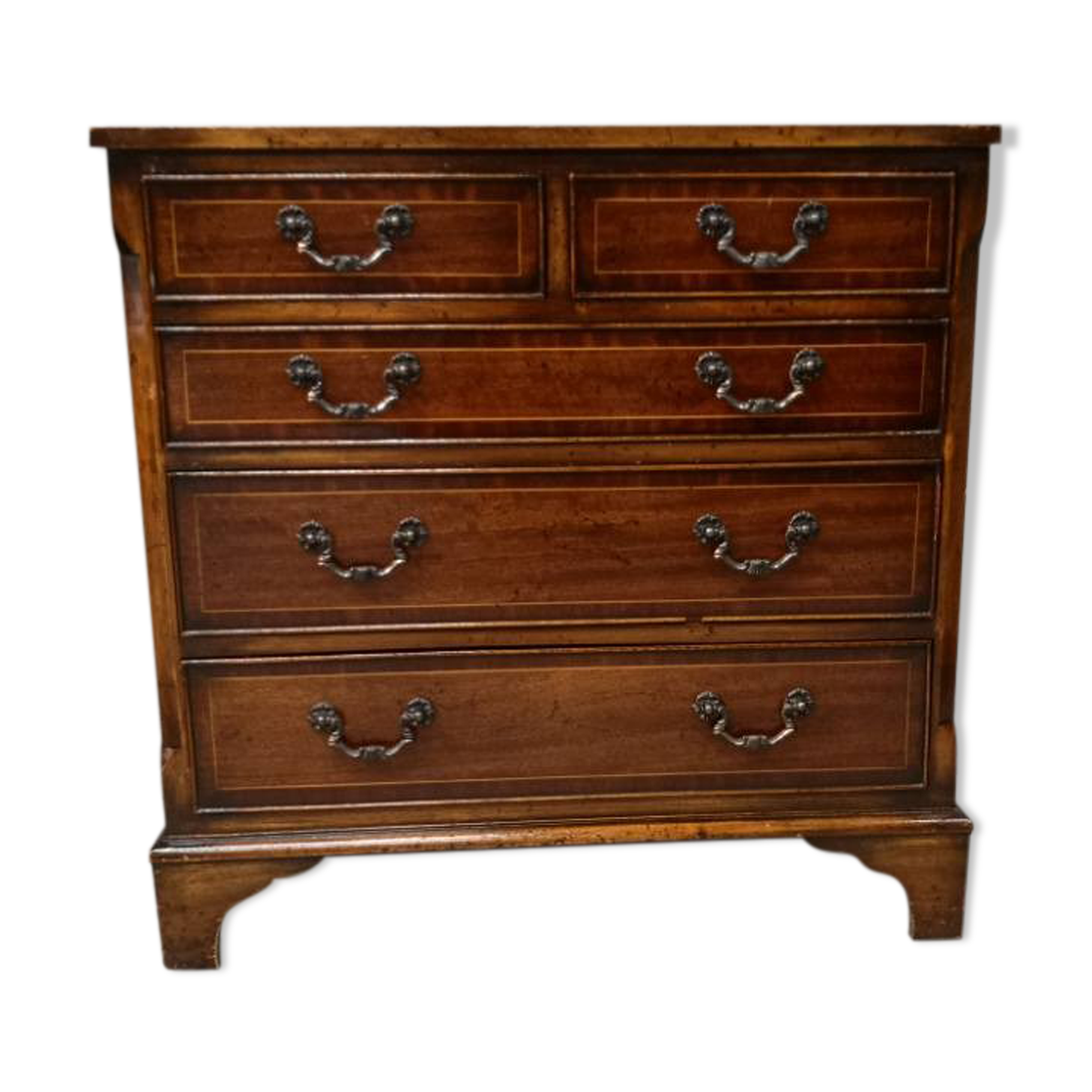 English mahogany chest of drawers 1960/1970