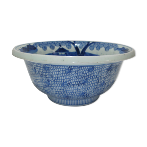 Cache pot bleu blanc - chinois