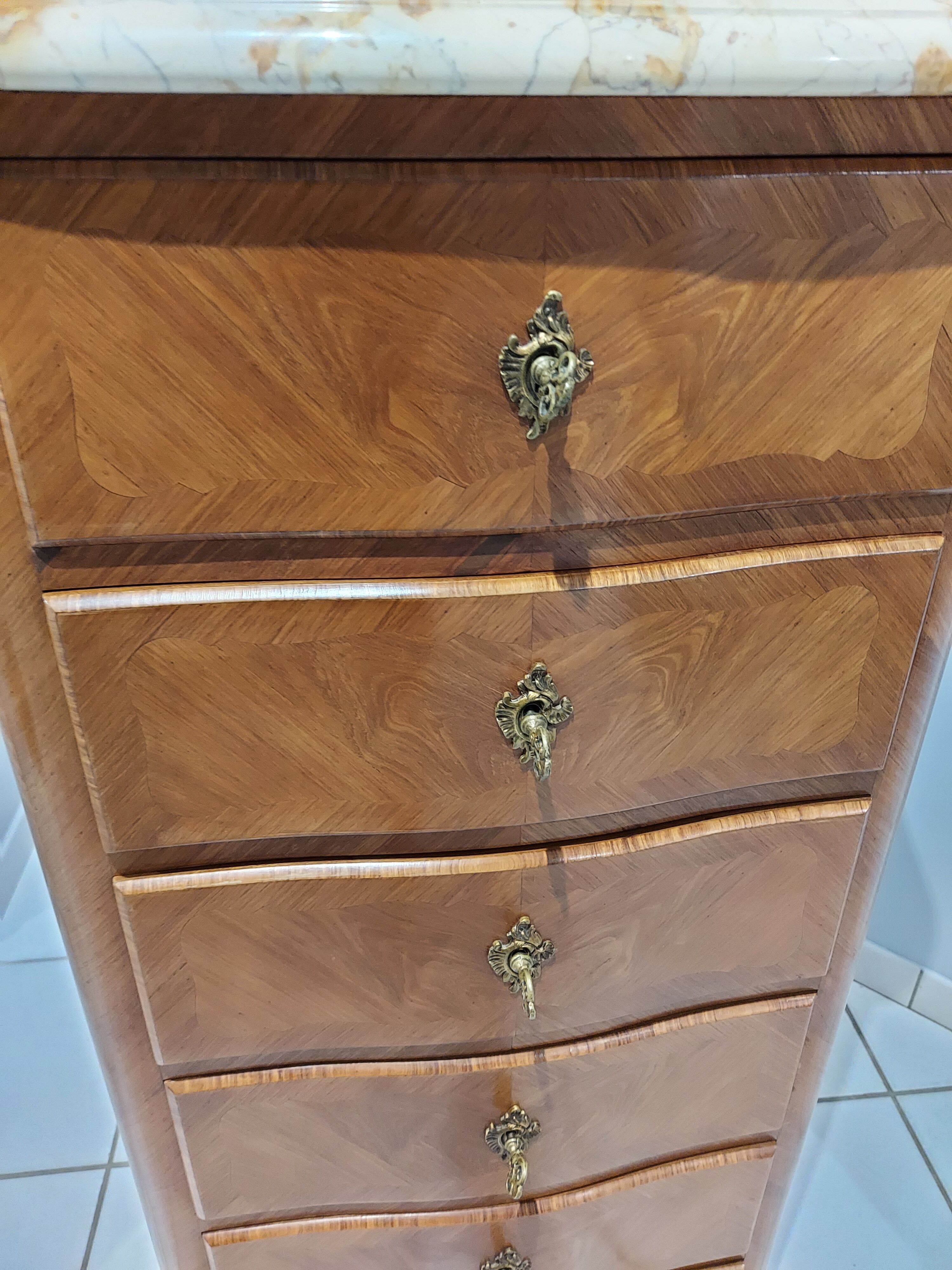 Weekly Louis XV rosewood mid XXeme