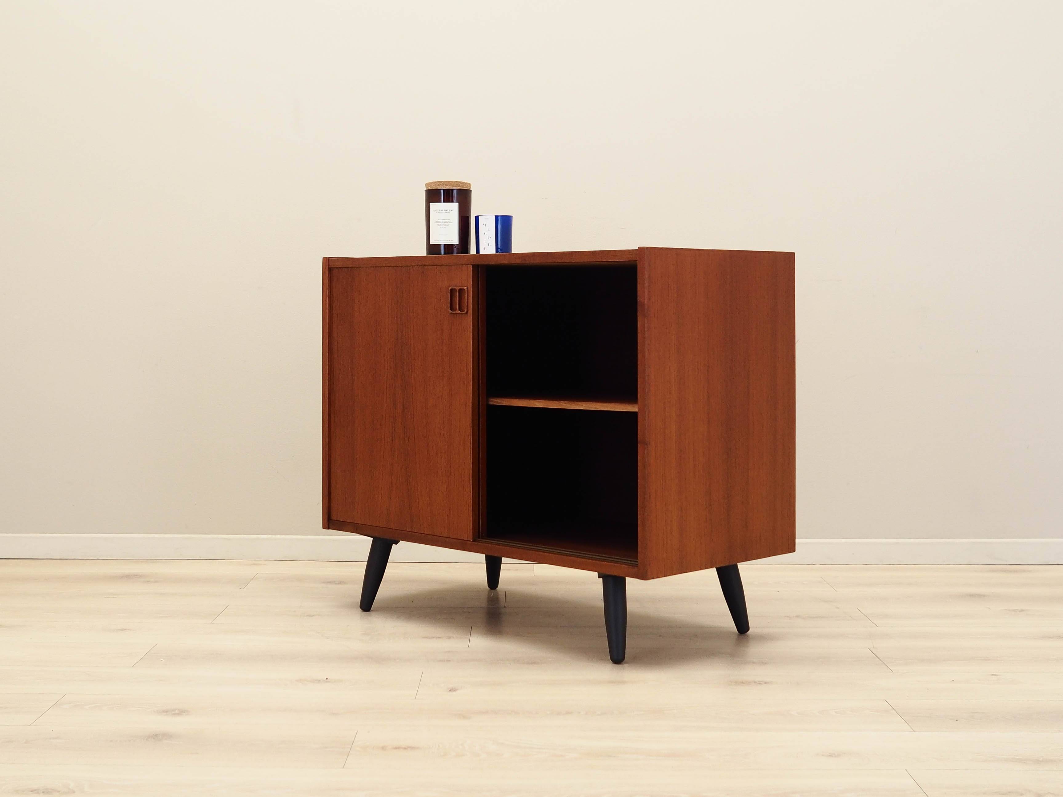 Teak cabinet, Danish design, 1970s, production: Denmark