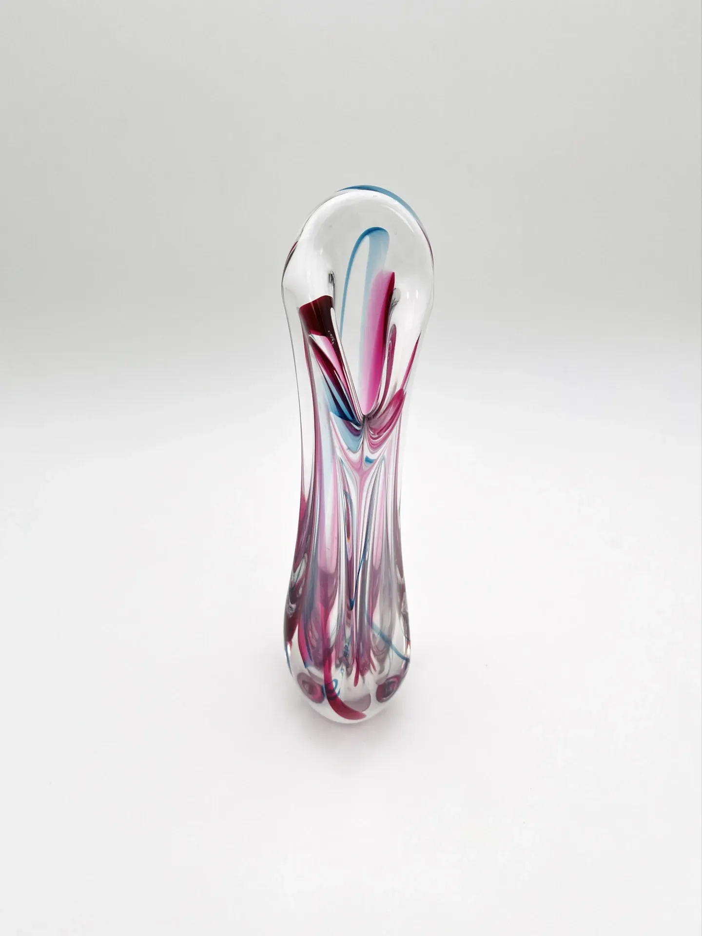 Large Crystal Vase Max Verboeket Kristalunie Maastricht 32cm 1.6kg