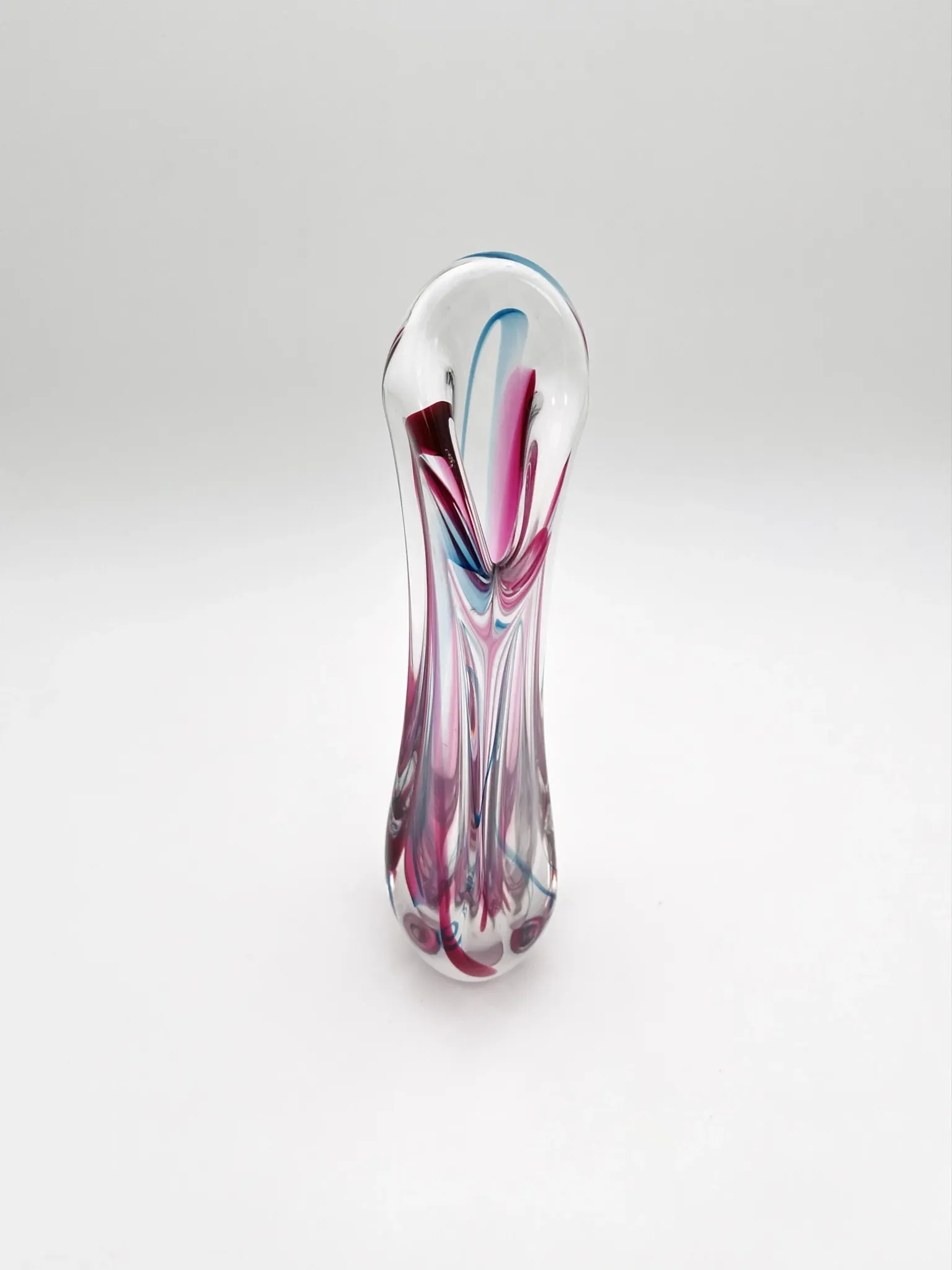 Large Crystal Vase Max Verboeket Kristalunie Maastricht 32cm 1.6kg