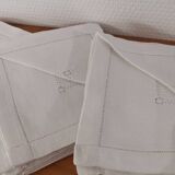 Set of 6 old linen napkins from the 1900s
