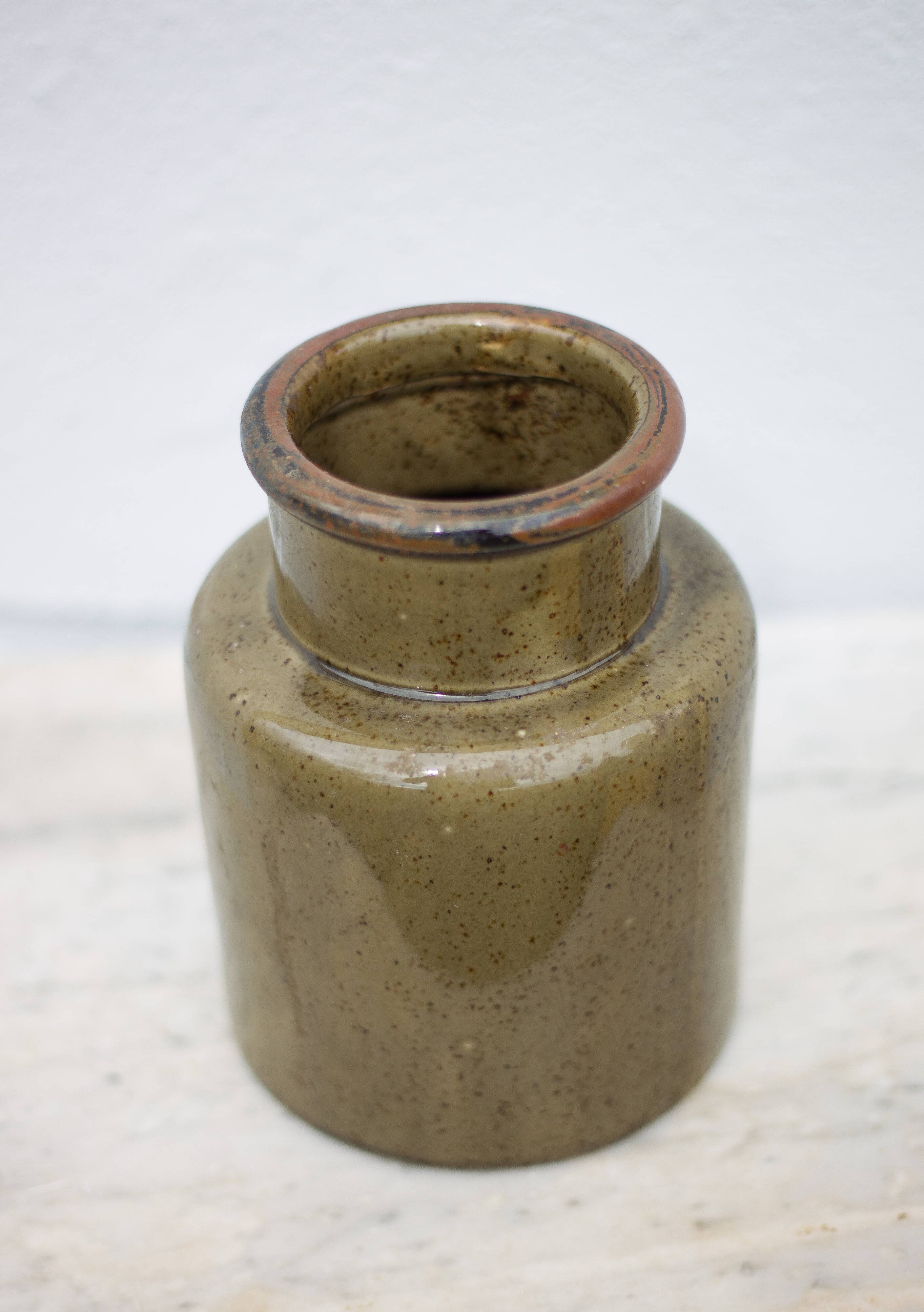 Flowered ceramic vase, decorative vase, flower pot, collection, interior decoration