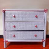 Commode en rotin