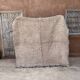 Moroccan Boucherouite rug white - 193 x 177 cm