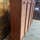 Pair of notary curtain binder furniture in oak 1950