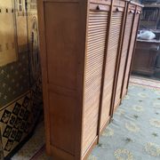 Pair of notary curtain binder furniture in oak 1950