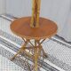 70s rattan lamppost
