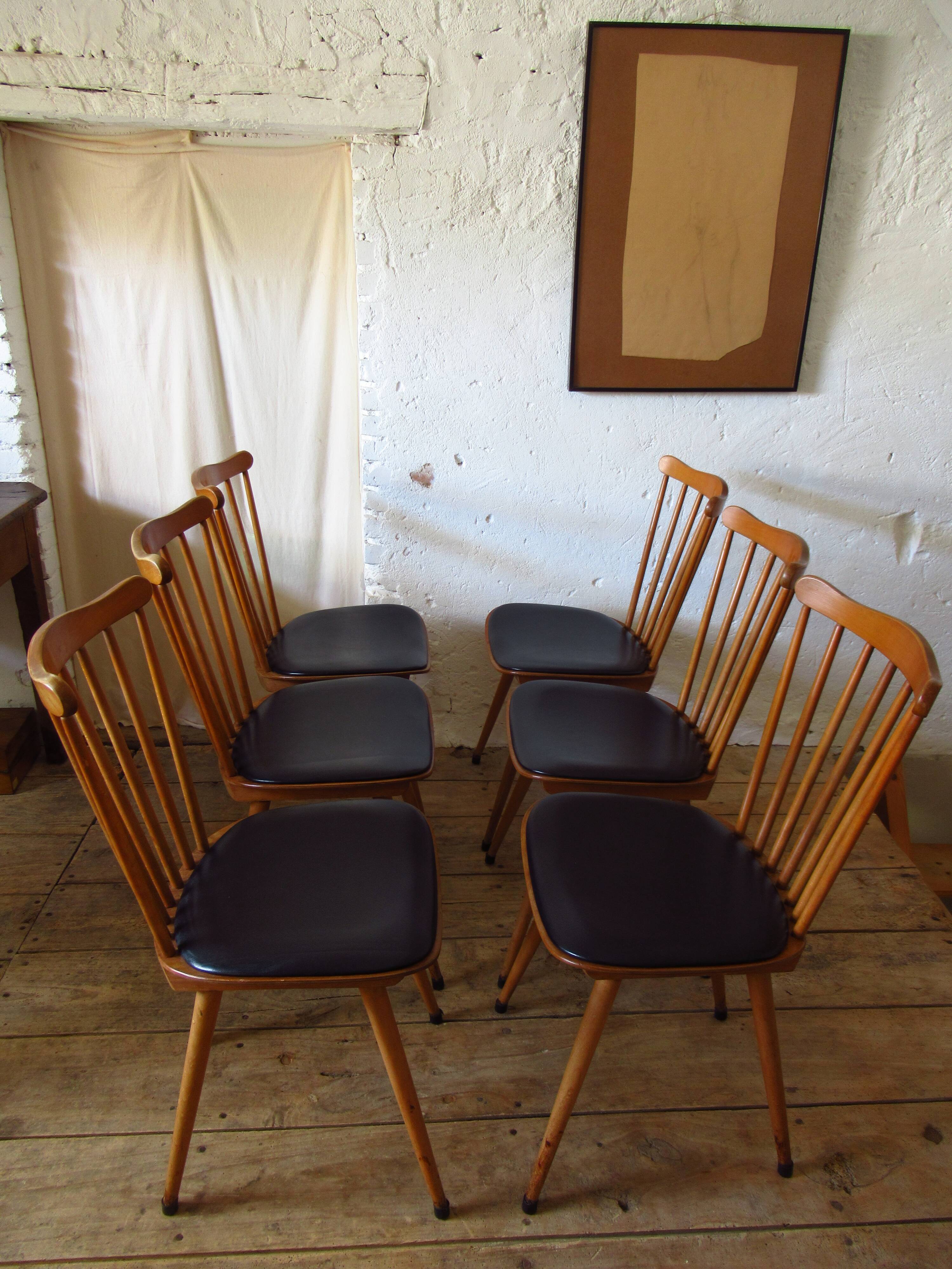 Baumann chairs, set of 6