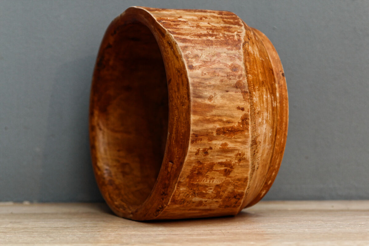 Brutalist wooden cut