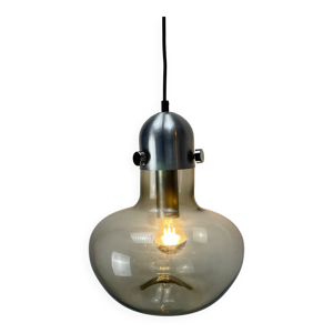 lampe suspension en verre - 1970