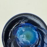 Vase by Marisa and Alain Begou in blown glass, France 1980