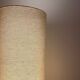 Abat-jour H80 D30 d25 au tissu lin naturel