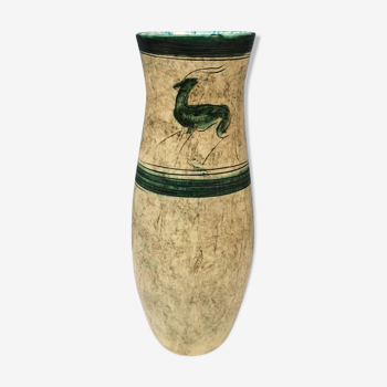 Ceramic vase signed “Joal”, 50s/60s