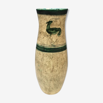 Vase en céramique signé «Joal », années 50/60