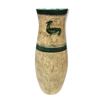 Vase en céramique signé «Joal », années 50/60