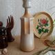 Stoneware bottle with cork - vintage