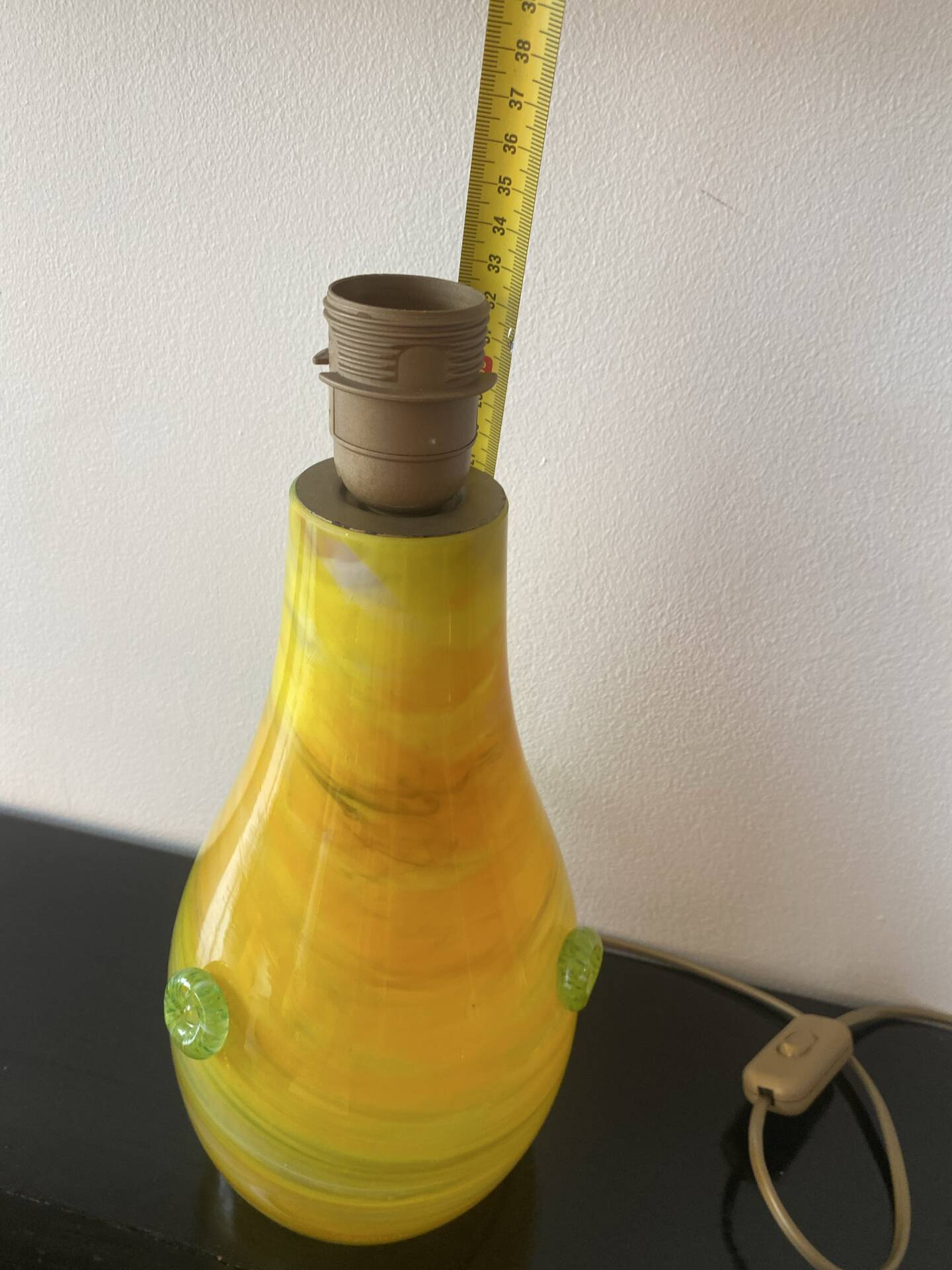 Lampes Murano en duo vintage années 90 / 2000