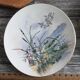 Assiettes anciennes Luneville en porcelaine française à motif de scène buccolique