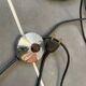 Chrome eye ball floor lamp by Goffredo Reggiani vintage 1970