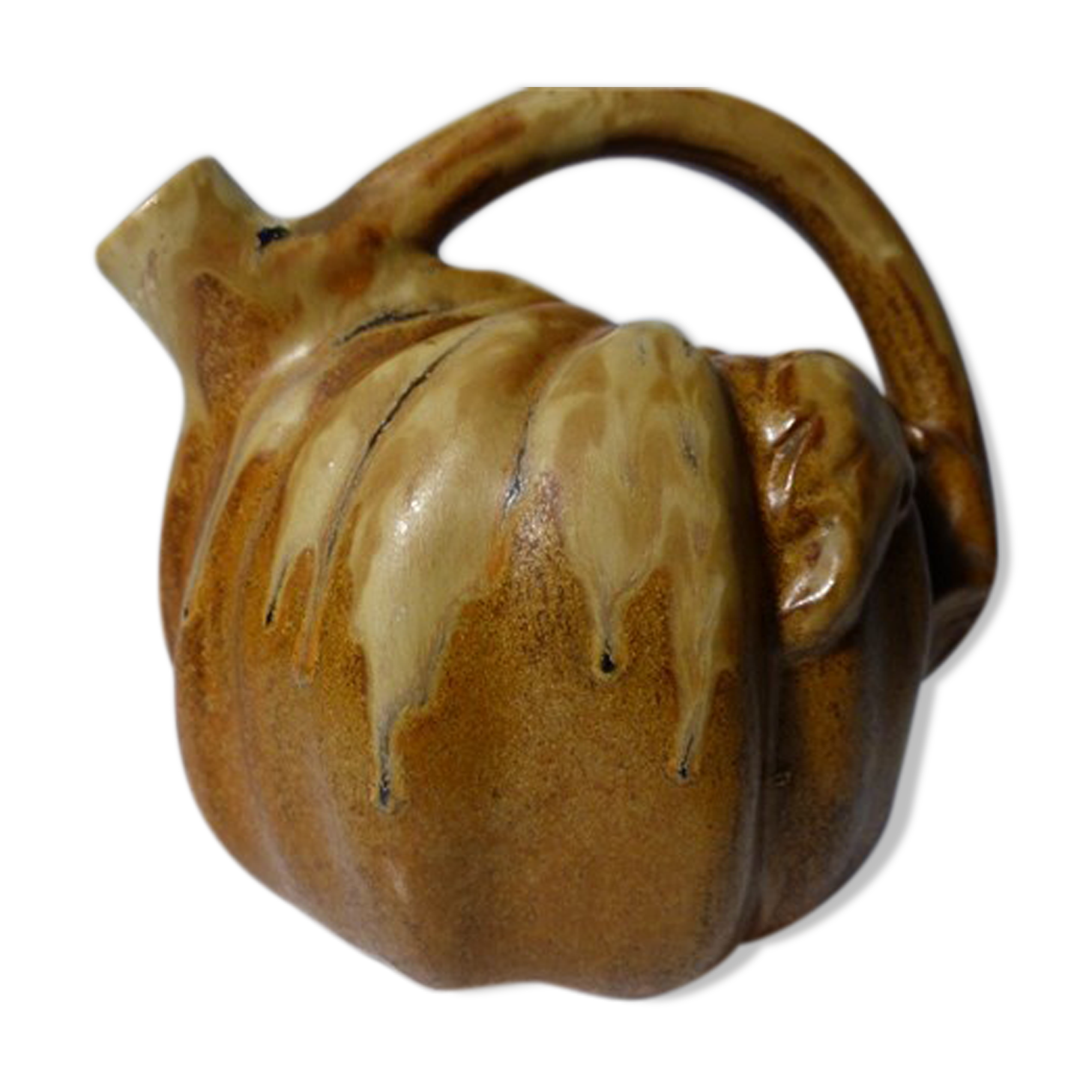 Brown brown sandstone apple pitcher from denbac