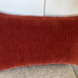 Red velvet cushion