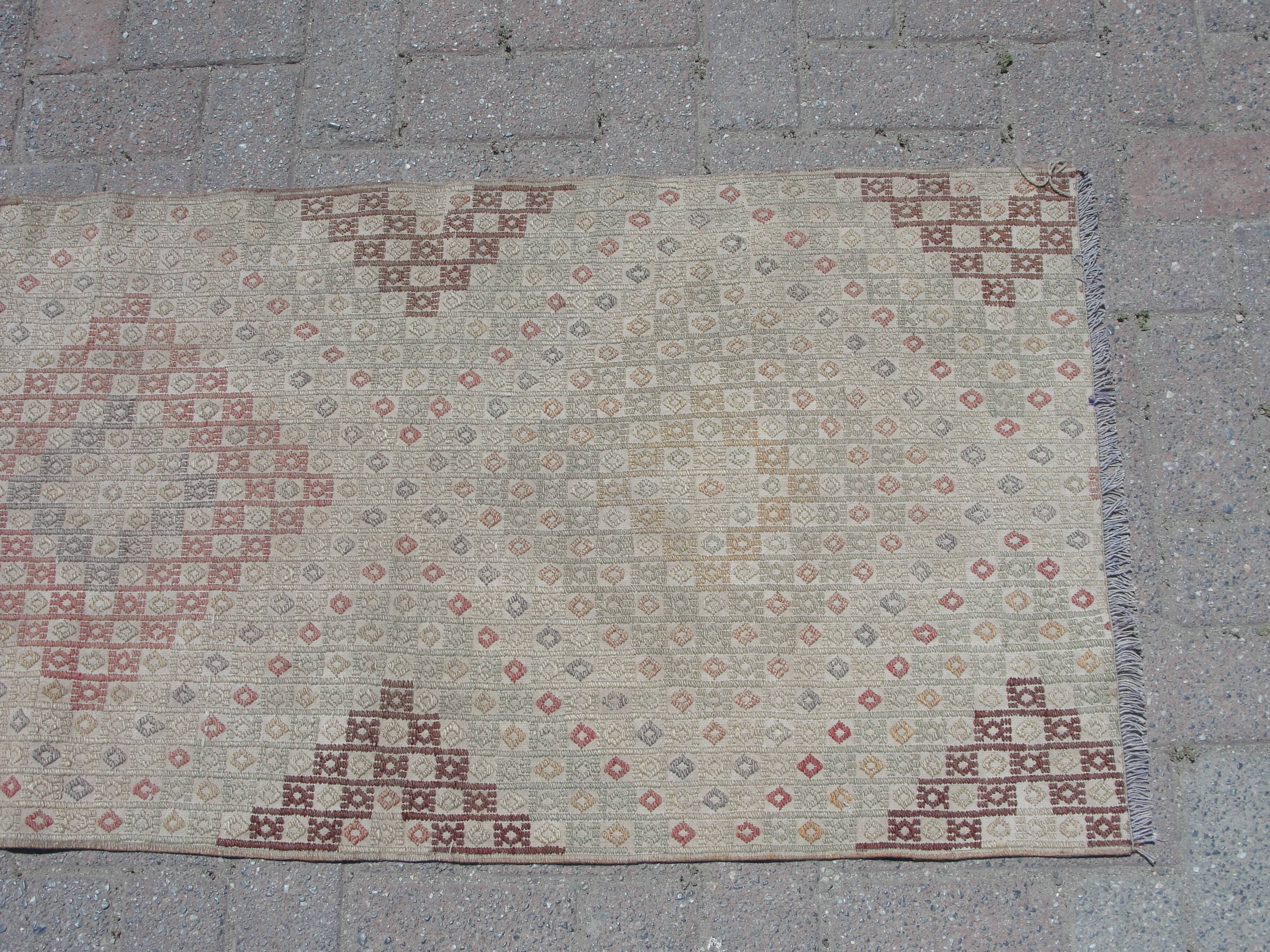 Handmade small kilim rug 64cm x 122cm
