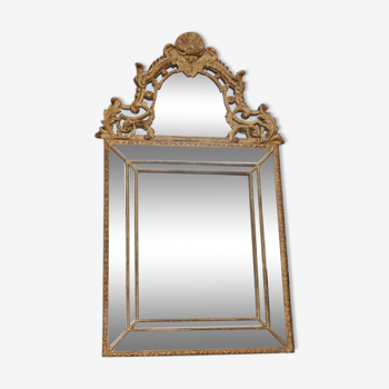 2499 Large mirror has parclosed late XIX
