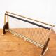 50s wall coat rack in wood and metal