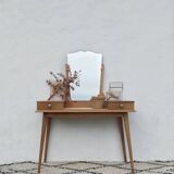 Coiffeuse vintage chêne