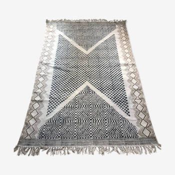Hand-printed Indian carpet 120x180cm