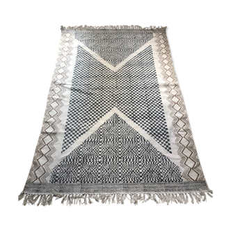 Hand-printed Indian carpet 120x180cm