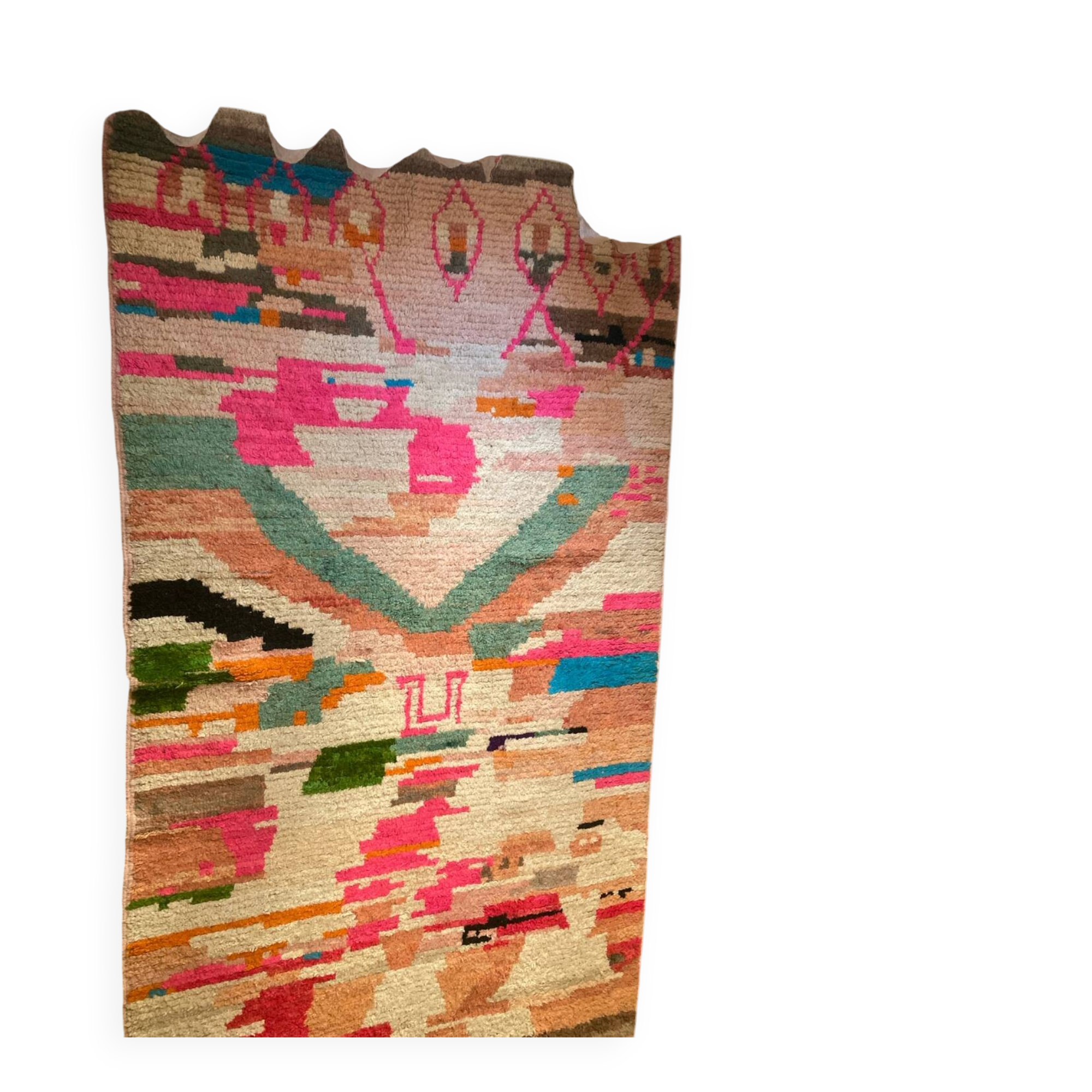 Moroccan wool Kilim rug