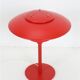 Rare lampe de bureau/table Lyskær rouge / design danois moderne / années 1970 / 1980 / postmoderne