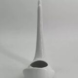 Swan-shaped ceramic flowerpot