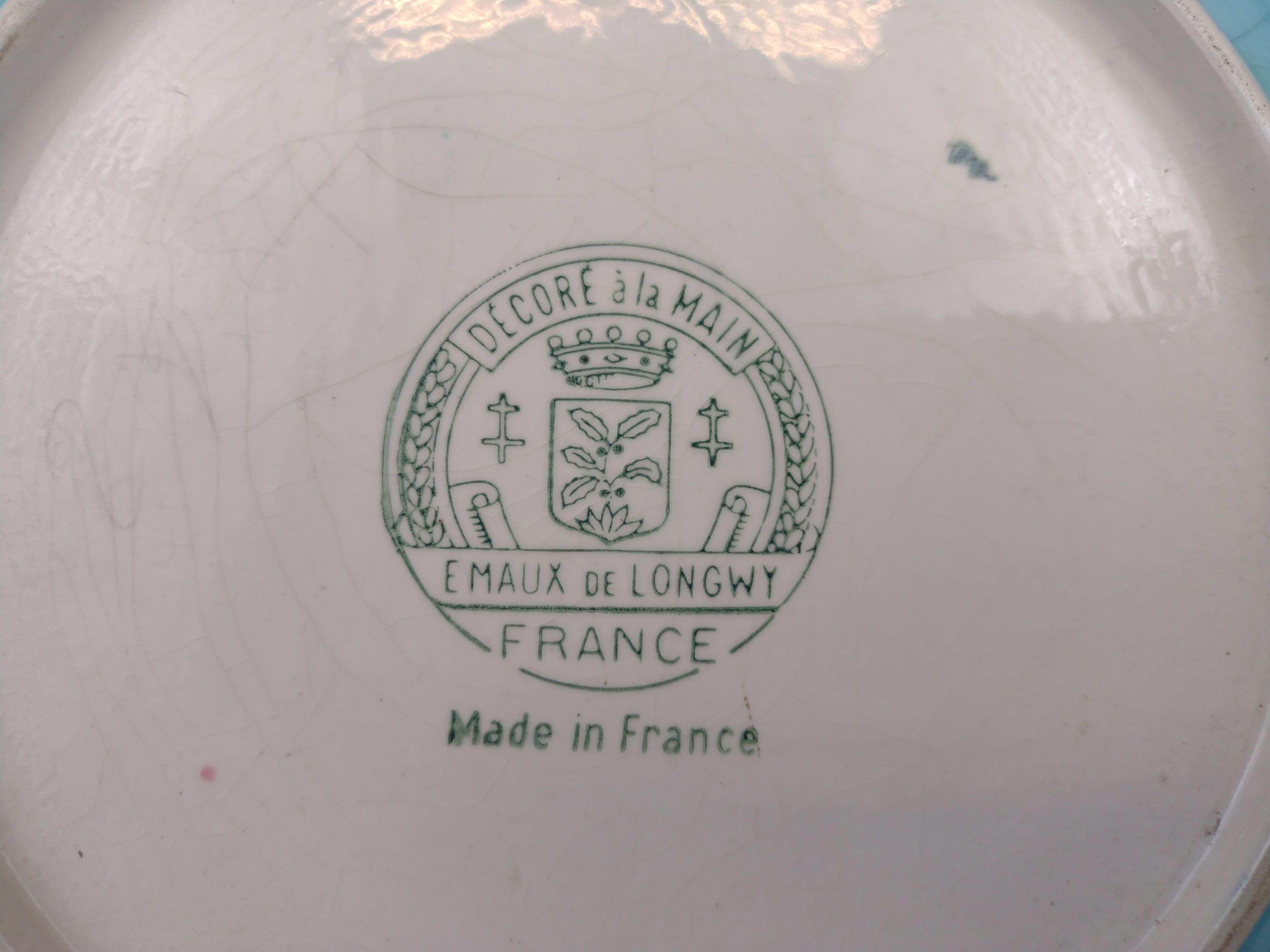 Dish Longwy art deco